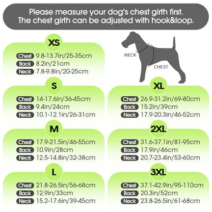 FUAMEY Reflective Dog Vest for Small Dogs,Dog Hunting Vest High-Visibility - color: Green, size: X-Small