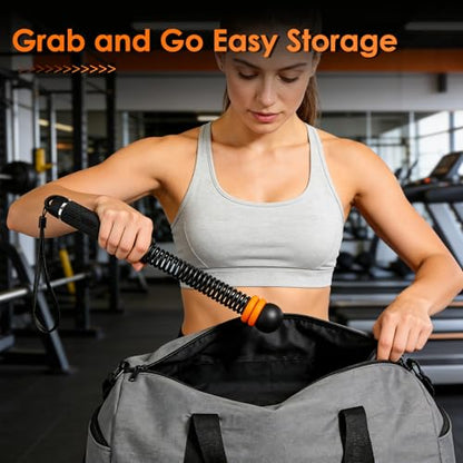 Weighted Ropeless Battle Ropes, Ropeless Battle Rope (Black and Orange)