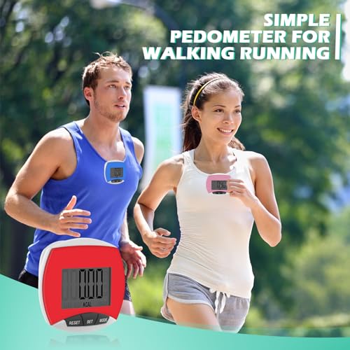 Copkim 24 Pcs Pedometer for Walking Bulk - color: Mixed Colors