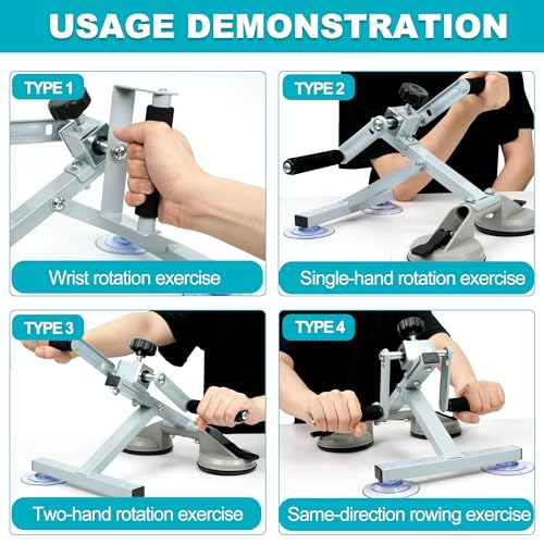 Arm Bike for Physical Therapy with Additional Handle for Versatile Training - color: 4 Functions
