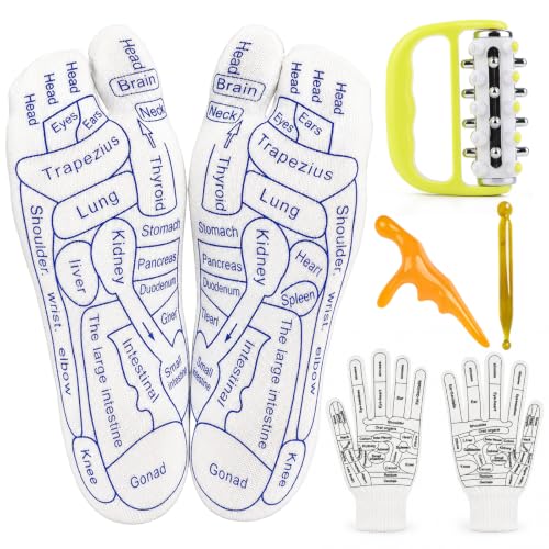 Reflexology Socks，Acupressure Socks，Massage Socks，Pressure Point Socks，Full-Body Massage Roller，Relax Your Body, Relieve Fatigue and Tension, and Enjoy a Comfortable Massage Experience