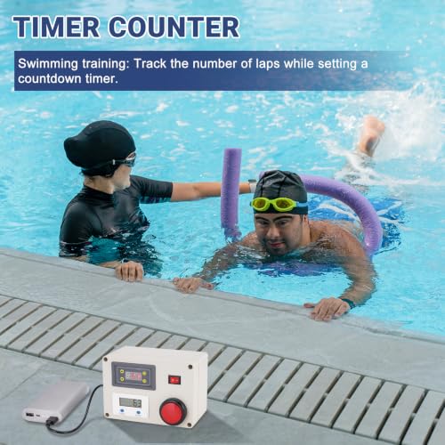 Countdown Tally Counter, 0-99999 Counts & 0.01s-999min Timer