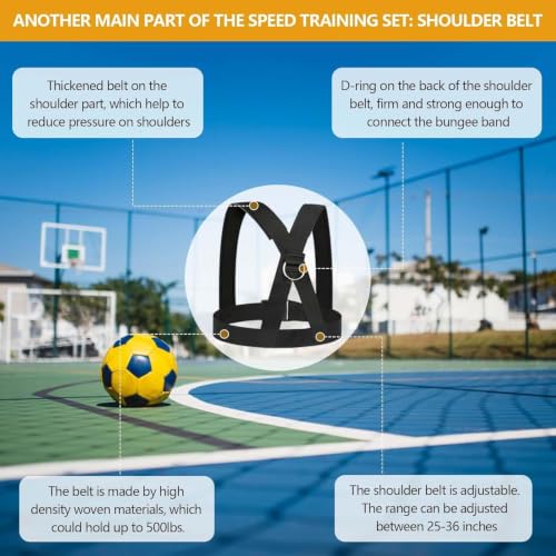 Speed and Agility Training Equipment, 50LB Band for Working Out