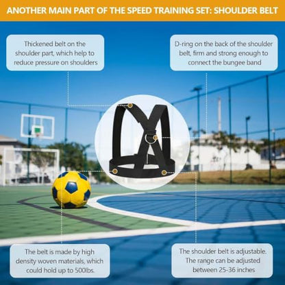 Speed and Agility Training Equipment, 50LB Band for Working Out