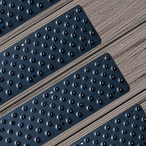 30 inch Non-Slip Tread, Powder-Coated Black, Pack of 6
