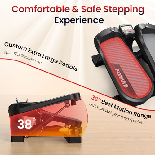 FLYBIRD Home Gym Stair Stepper – Compact Cardio & Lower‑Body Workout Machine, Supports Up to 350 LBS, Targets Legs, Hips & Glutes, Ideal Fitness Gear for Both Men and Women