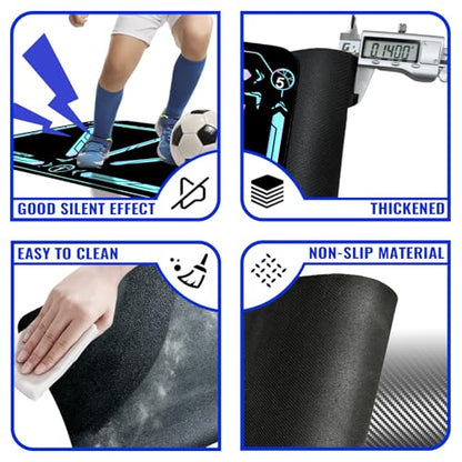 Soccer Training Mat, Soccer Training Equipment, Soccer Gifts for Boys 8-12 - color: Technology, size: 2'11" x 1'11" (L x W)
