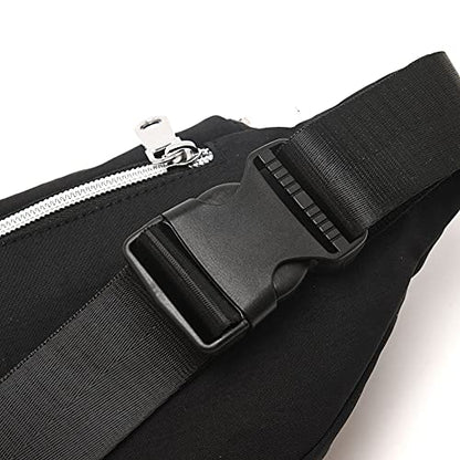 Waist Pack Bag for Men&Women - Fanny Pack for Workout Traveling Running. - color: (302)Black