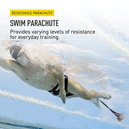 FINIS Swim Parachute for Resistance Training - Builds Strength & Endurance - Adjustable Belt - color: Navy - 12 Inch