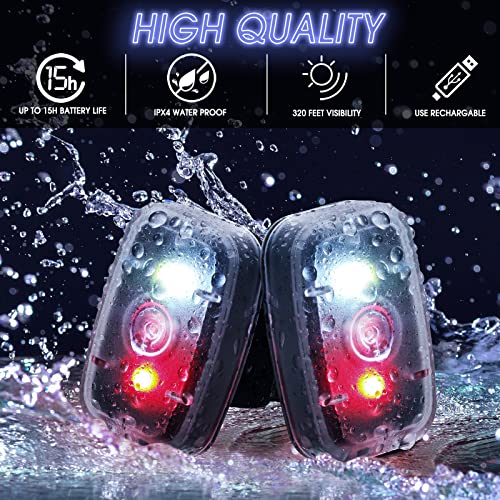 Mudder Running Lights for Runners Rechargeable LED Safety Lights