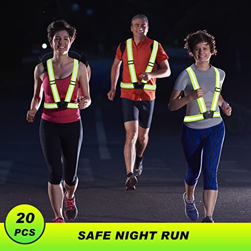 Hercicy Reflective Vest High Visibility Safety Vests Bulk - color: Yellow