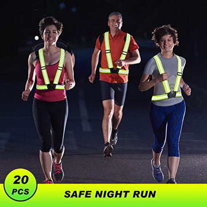 Hercicy Reflective Vest High Visibility Safety Vests Bulk - color: Yellow
