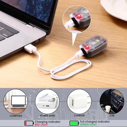 Mudder Running Lights for Runners Rechargeable LED Safety Lights