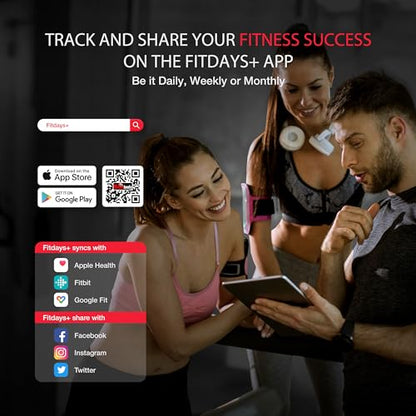 Smart Jump Rope with Bluetooth App & Counter, Black