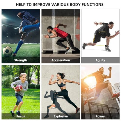 Running Resistance Bands, 80lb Speed and Agility Training Equipment