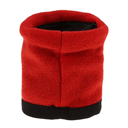 Bnineteenteam Sports Wrist Wallet,Zipper Wristband Pocket for Running, Walking, Tennis, Hiking - color: Red