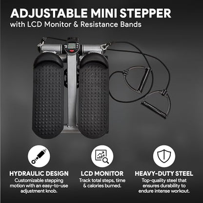 BalanceFrom Mini Stepper Exercise Machine, 300 Pound Weight Capacity