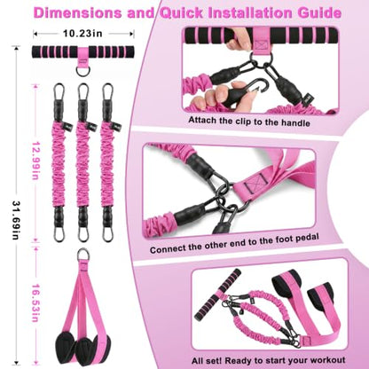 Upgraded Multifunctional Pedal Resistance Band – Sit-up Fitness Equipment