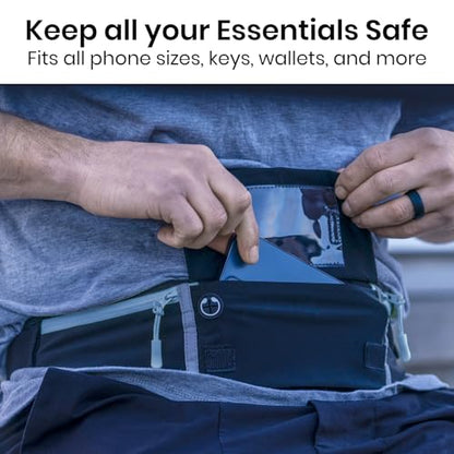 Vive Running Belt Fanny Pack for Women, Men, Kids, Adults, Jogging - color: Gray