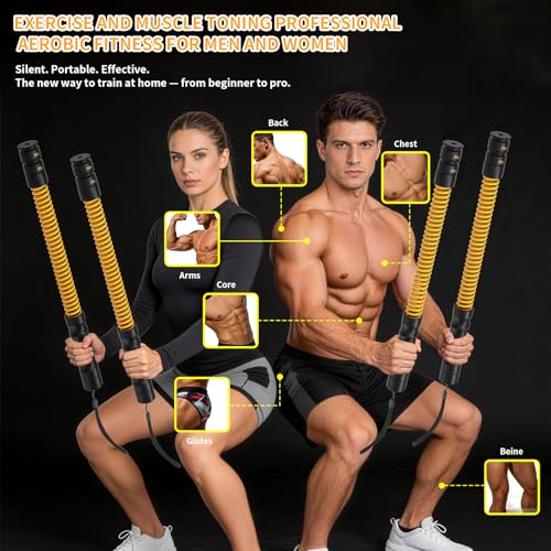 Ropeless Battle Ropes 4.0, Heavy Duty Portable Steel Core
