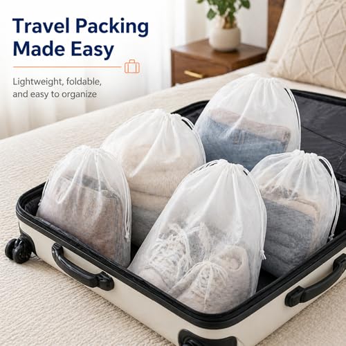 Berlune 100 Pcs Dust Bags for Handbags 19.7 in X 23.7 in Non Woven - size: 1 Count (Pack of 100)