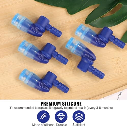 Bite Valve Replacement for, Mouthpiece Replacement for Hydration Pack Valve Parts for Osprey Hydration Bladder (Blue)