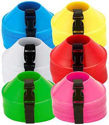 American Challenge Mini Disc Cones, Soccer Cones for Sports, Set of 25 - color: Yellow (25 mini cones)