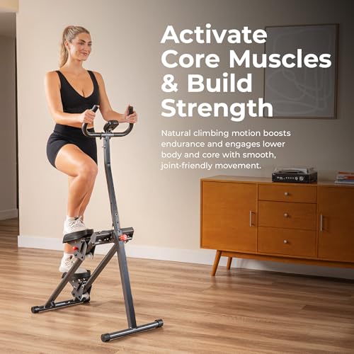 Sunny Health & Fitness Climbing Stair Stepper for Home Gym - color: Gray
