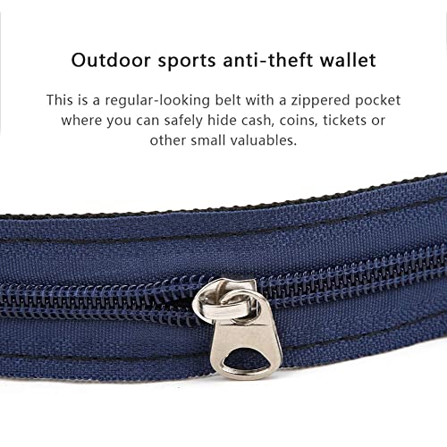 Travel Belt Money Waist Pack for Women Men Hidden Waterproof Anti Theft Passport Security Fanny Pouch Wallet Waist Bag - size: 3CM