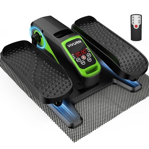 Under Desk Elliptical Leg Exerciser While Sitting for Seniors - color: Green