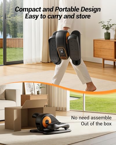 UMAY Under Desk Elliptical Eclipse Leg Exerciser Electric as seen on TV - color: Black