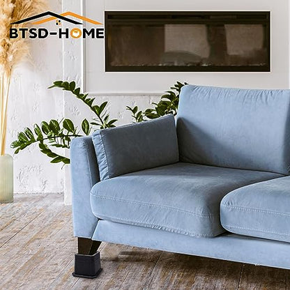 BTSD-home Bed Risers 2 or 3 Inch - color: 2,3 Inch, size: 4 Pack