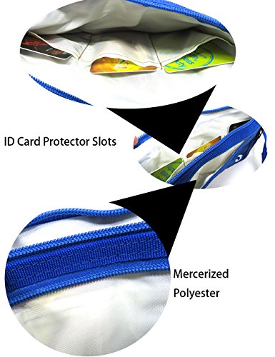 Naoki Outdoor Sports Running & Jogging & Travel Waterproof Utralthin Waist Pack/Bag Runner Belt - color: Sky Blue