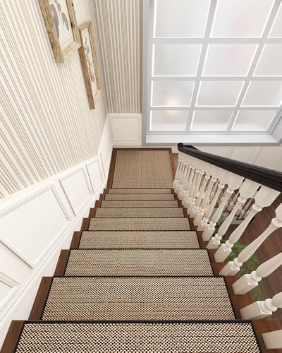 PADOOR Non Slip Stair-Treads Matching-Mat for Wooden Steps - size: 30''x30'', style: Black