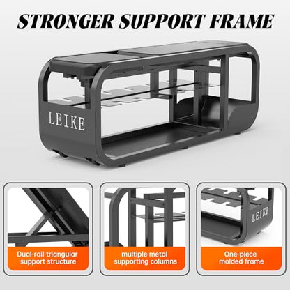 leikefitness Adjustable Weights Bench,Multifunctional Strength Training