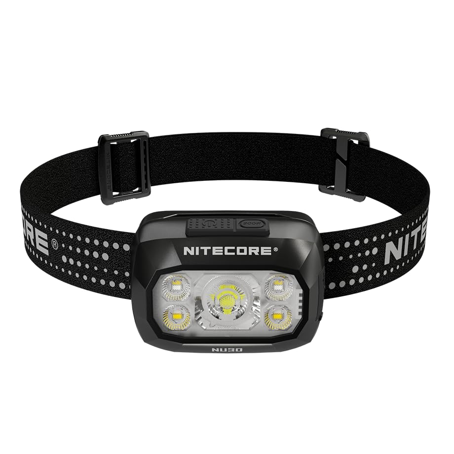 Nitecore NU30 500 Lumen LED Rechargeable Headlamp with White and Red Beams