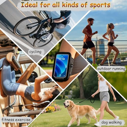 Wristband Phone Holder for Running, Forearm Armbands, Running Armband with Card Slot for iPhone Pro Max Plus (16/15/14/13/12/11/X/XR) Galaxy S24/S10, Cell Phone Armband Up to 7.0'' Phone