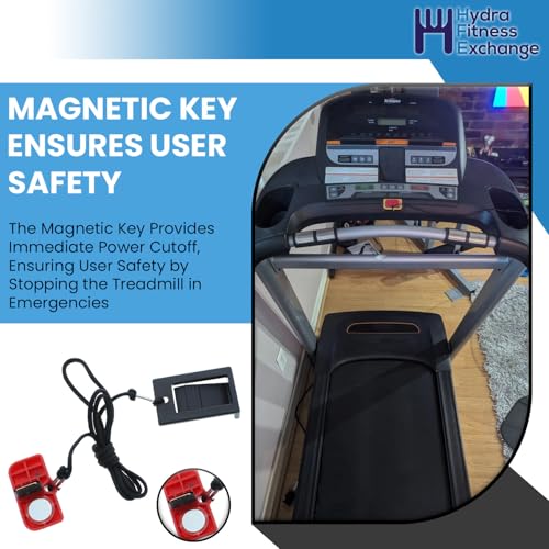 Hydra Fitness Exchange Treadmill Safety Key Replacement, Emergency Stop Safety Key for Treadmill - color: 1000105094