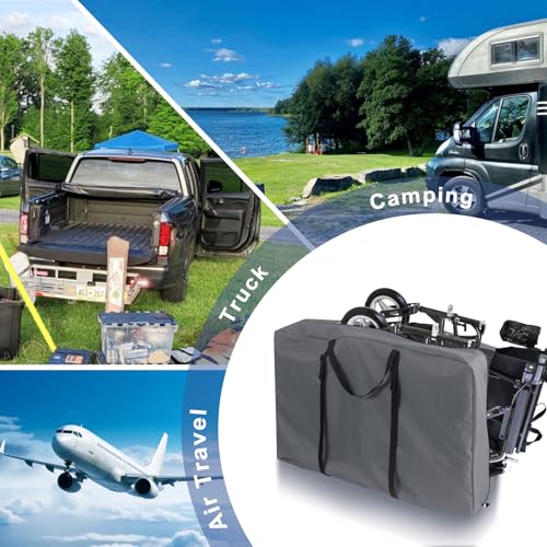 Explore Land Chair Storage Bag for Folding Longue Zero Gravity 2 Pack, Grey - color: 2 Pack: Grey