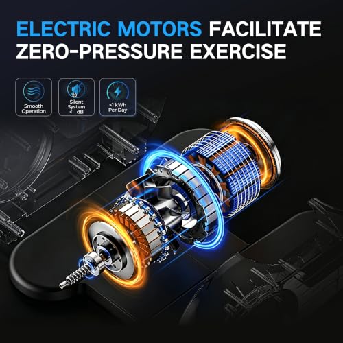 Electric Exercise Elliptical, Seated Pedal Exerciser for Seniors