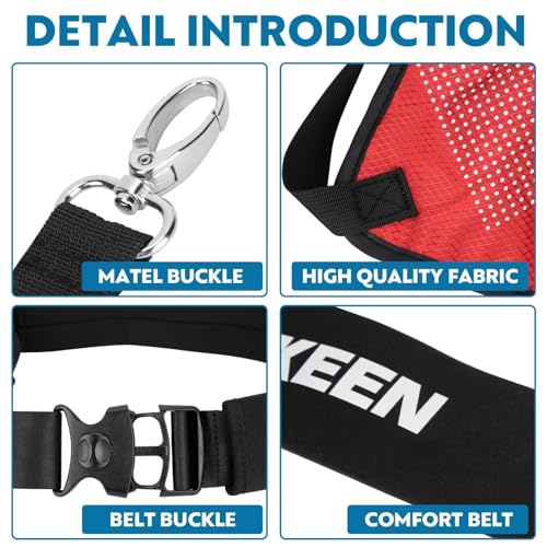 Hikeen Swimming Parachute Resistance Set Training Equipment with 3 Parachute & Adjustable Length Swim Belts for Adults - style: 2 Set