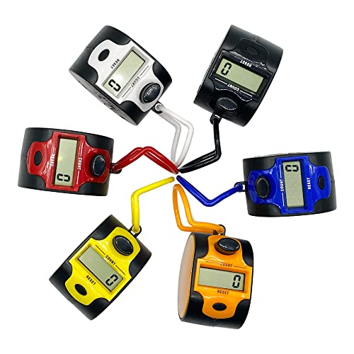 Tally Counter Digital LCD Electronic Handheld 5-Digit Number Count Clicker - color: Black