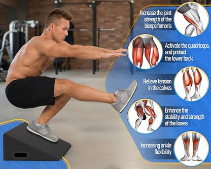 Slant Board for Calf Stretching for Calf Stretching, 19" Wide