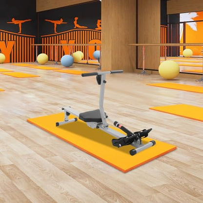 Rowing Machine Water Resistance with LCD Monitor, Home Fitness Rower
