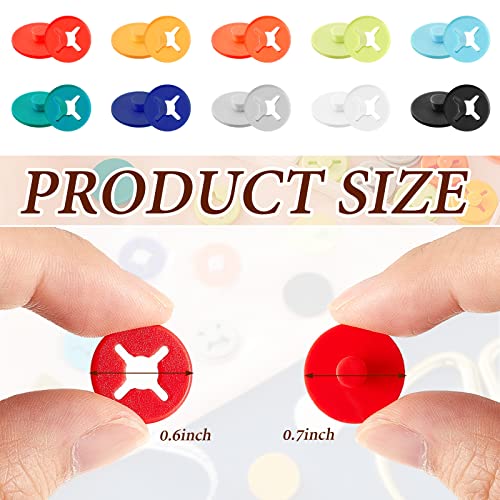 Juexica 12 Pcs Running Bib Clips, Bib Buttons for Runners