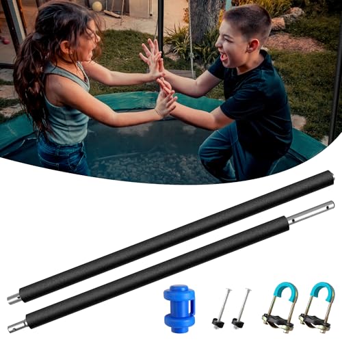 Trampoline Pole Replacement, Enclosure Straight Pole with 2 Setup Options