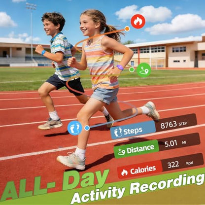 Kids Led Activity Tracker Tracker Watch for Ages 5-15, No App Required, Digital Sport Wristwatch, Waterproof, Pedometer, Alarm Clock, Silicone Strap, for Teens Children Students Boys Girls - color: Green