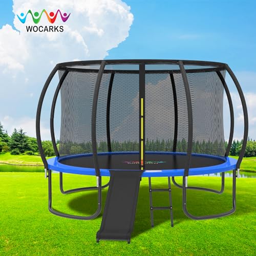 Waterproof Trampoline Spring Cover,Safety Pad Replacement 10-16ft - color: Blue, size: 12FT
