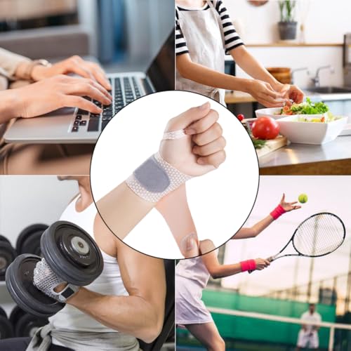 Ultra-Thin Wrist Brace (2Pcs),Lightweight Wrist Wrap for Pain Relief (Skin) - color: Skin Tone