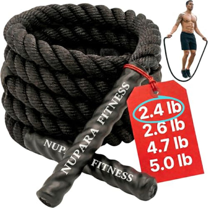 Weighted Jump Rope for Men and Women | Muay Thai Jump Rope - color: 2.4LB 9.2 ft